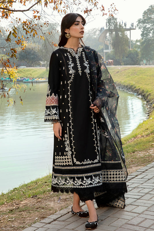 QALAMKAR QLINE-AK-11 SANCHI-LAWN COLLECTION'23 - Riwayat-e-khas