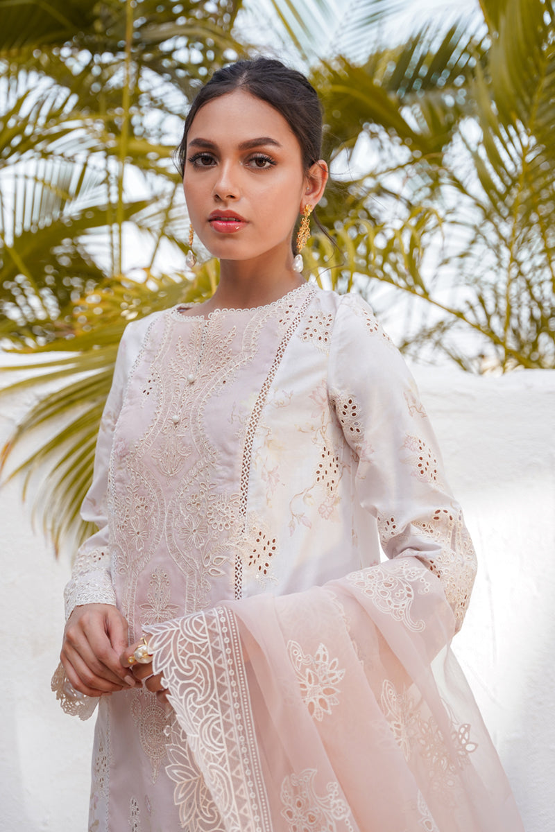 QALAMKAR QLINEKARI-RT-02 ELIZA-LAWN COLLECTION'23 - Riwayat-e-khas