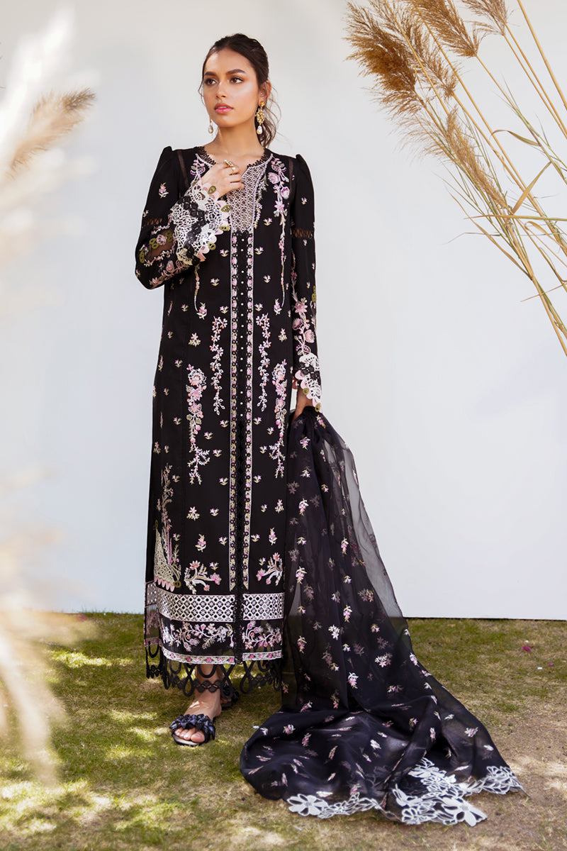 QALAMKAR QLINEKARI-RT-09 SYLVI-LAWN COLLECTION'23 - Riwayat-e-khas