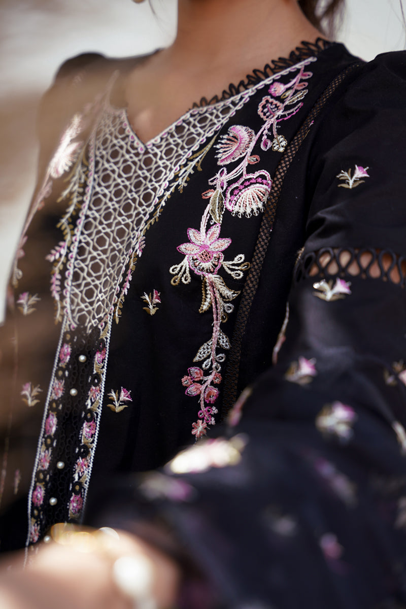 QALAMKAR QLINEKARI-RT-09 SYLVI-LAWN COLLECTION'23 - Riwayat-e-khas