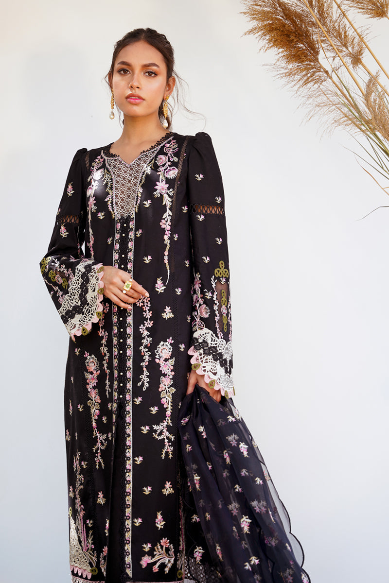 QALAMKAR QLINEKARI-RT-09 SYLVI-LAWN COLLECTION'23 - Riwayat-e-khas