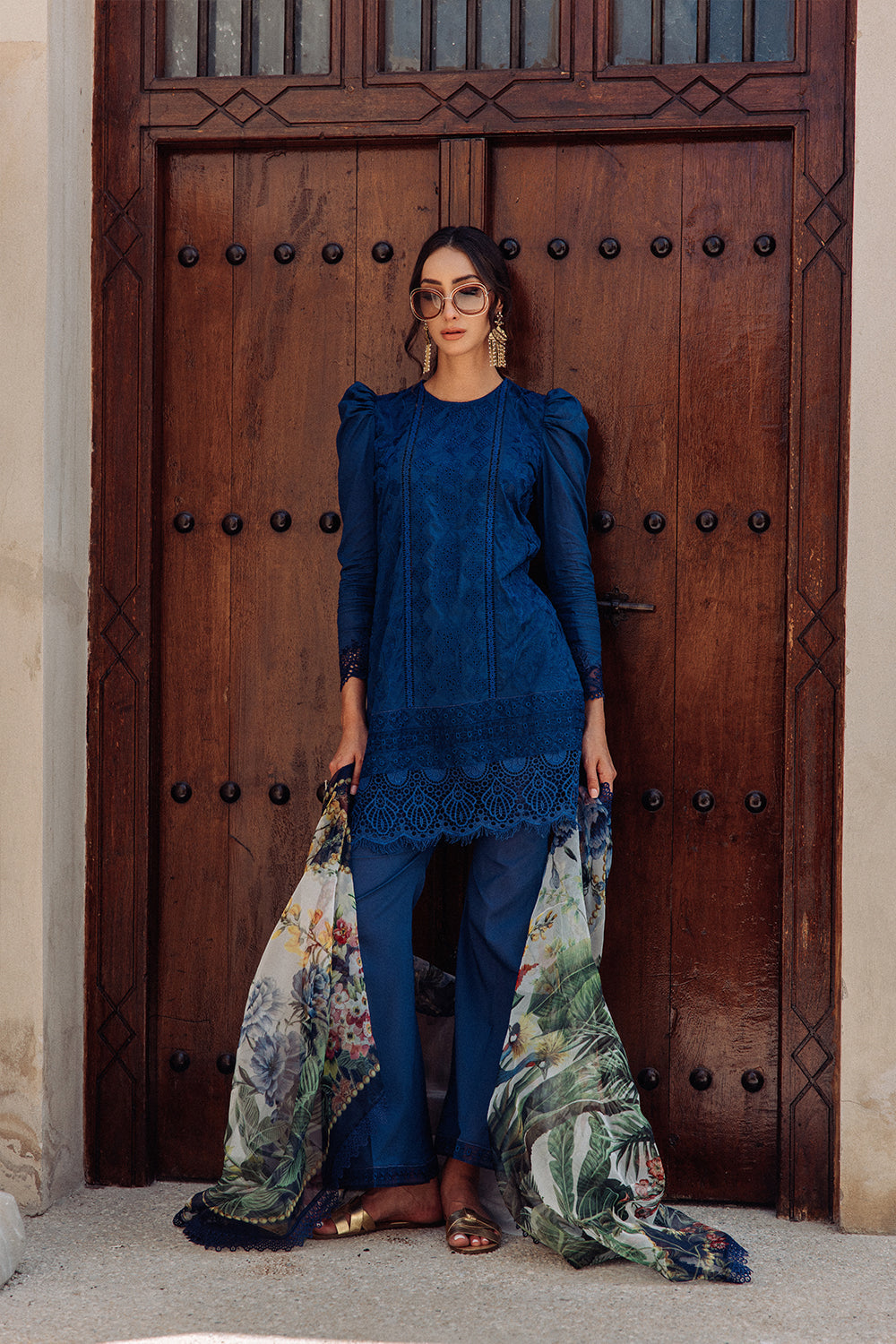 SAIRA RIZWAN-IRIS SR-08-LUXURY LAWN COLLECTION'23 - Riwayat-e-khas