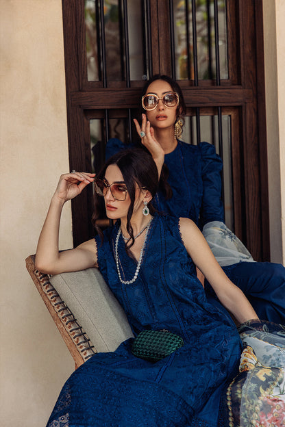 SAIRA RIZWAN-IRIS SR-08-LUXURY LAWN COLLECTION'23 - Riwayat-e-khas