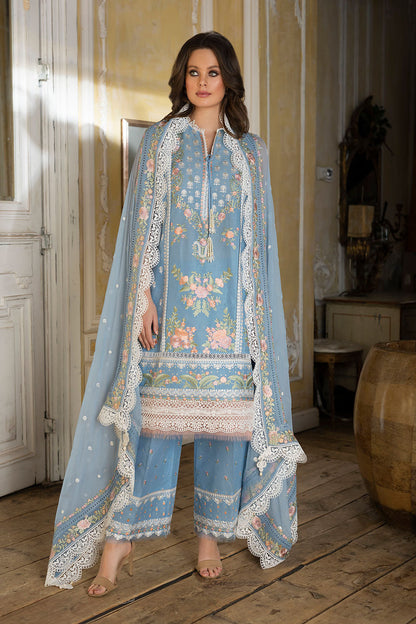 SOBIA NAZIR DESIGN 3A LUXURY LAWN 2023 - Riwayat-e-khas