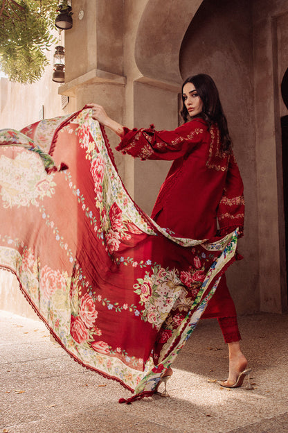 SAIRA RIZWAN-ROISE SR-05-LUXURY LAWN COLLECTION'23 - Riwayat-e-khas