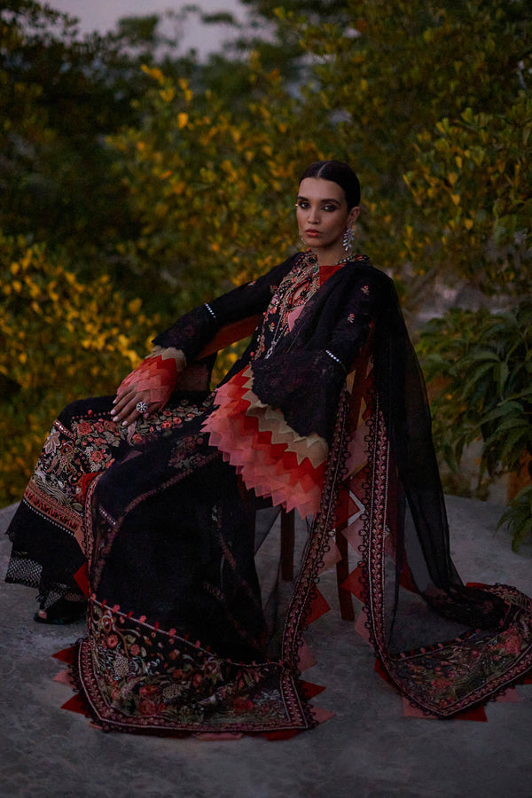 ELAN-NYSA (EL23-02 A)-LAWN COLLECTION'23 - Riwayat-e-khas