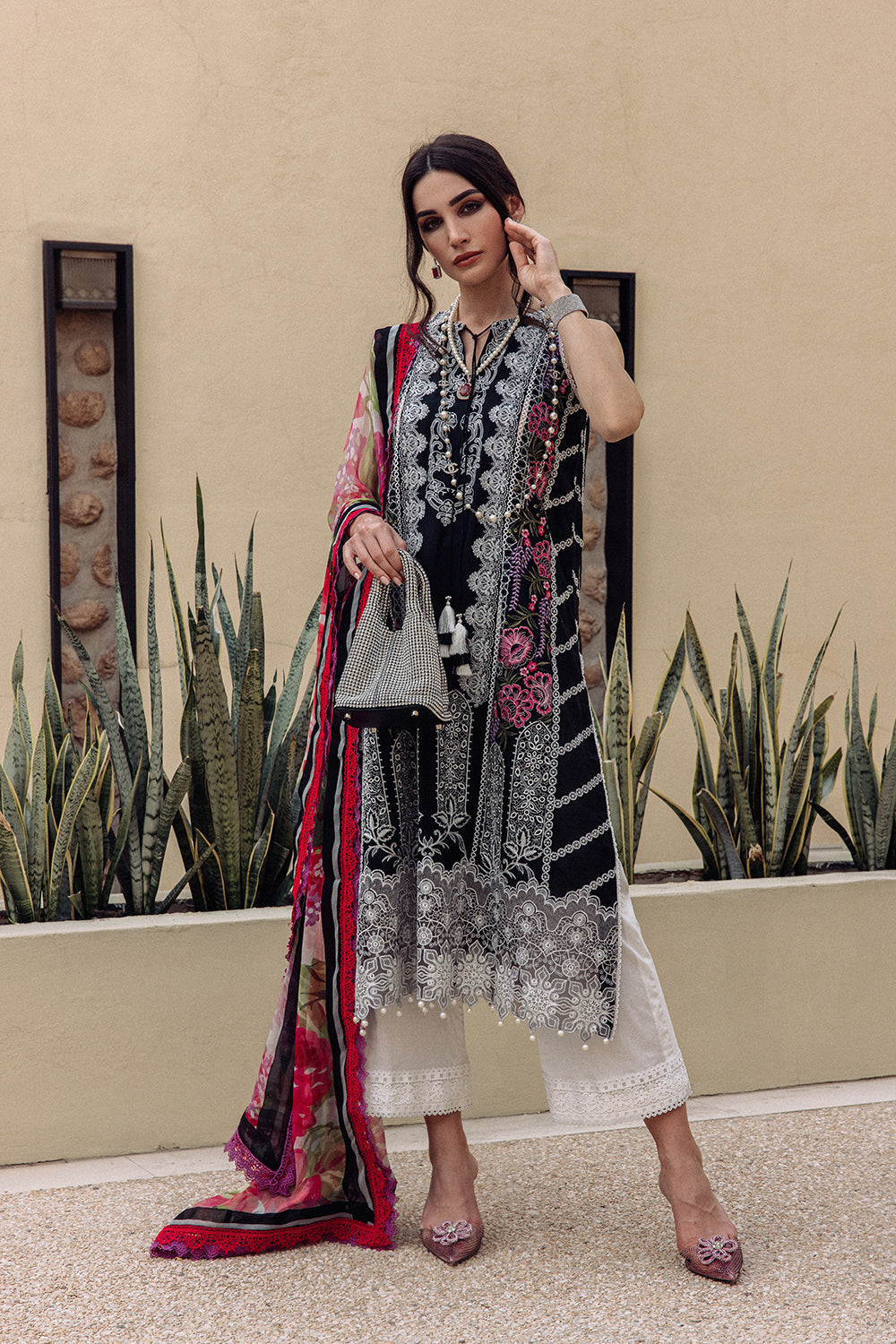 SAIRA RIZWAN-SALVIA SR-04-LUXURY LAWN COLLECTION'23 - Riwayat-e-khas