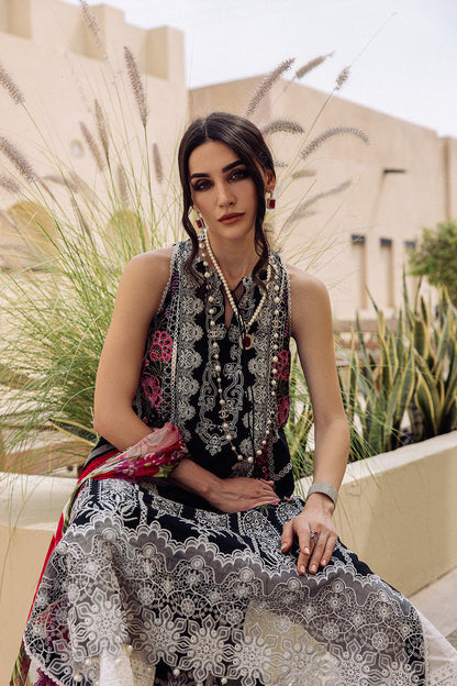 SAIRA RIZWAN-SALVIA SR-04-LUXURY LAWN COLLECTION'23 - Riwayat-e-khas