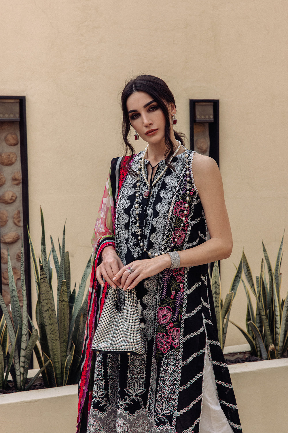 SAIRA RIZWAN-SALVIA SR-04-LUXURY LAWN COLLECTION'23 - Riwayat-e-khas