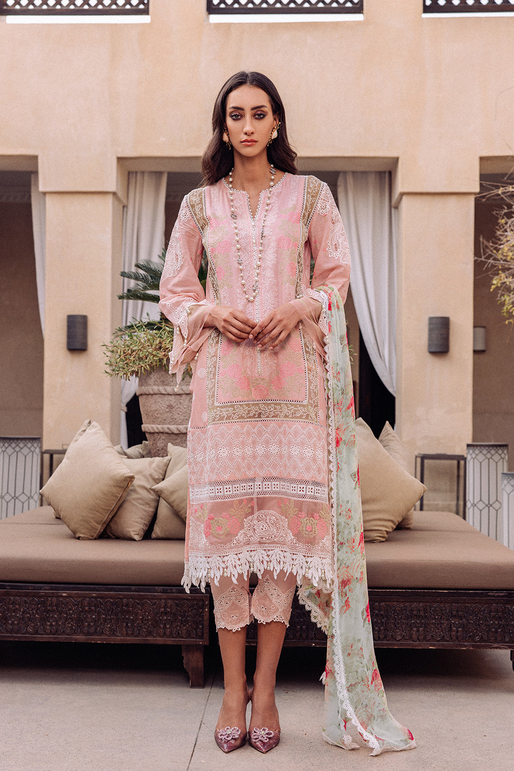 SAIRA RIZWAN-DELILAH SR-02-LUXURY LAWN COLLECTION'23 - Riwayat-e-khas