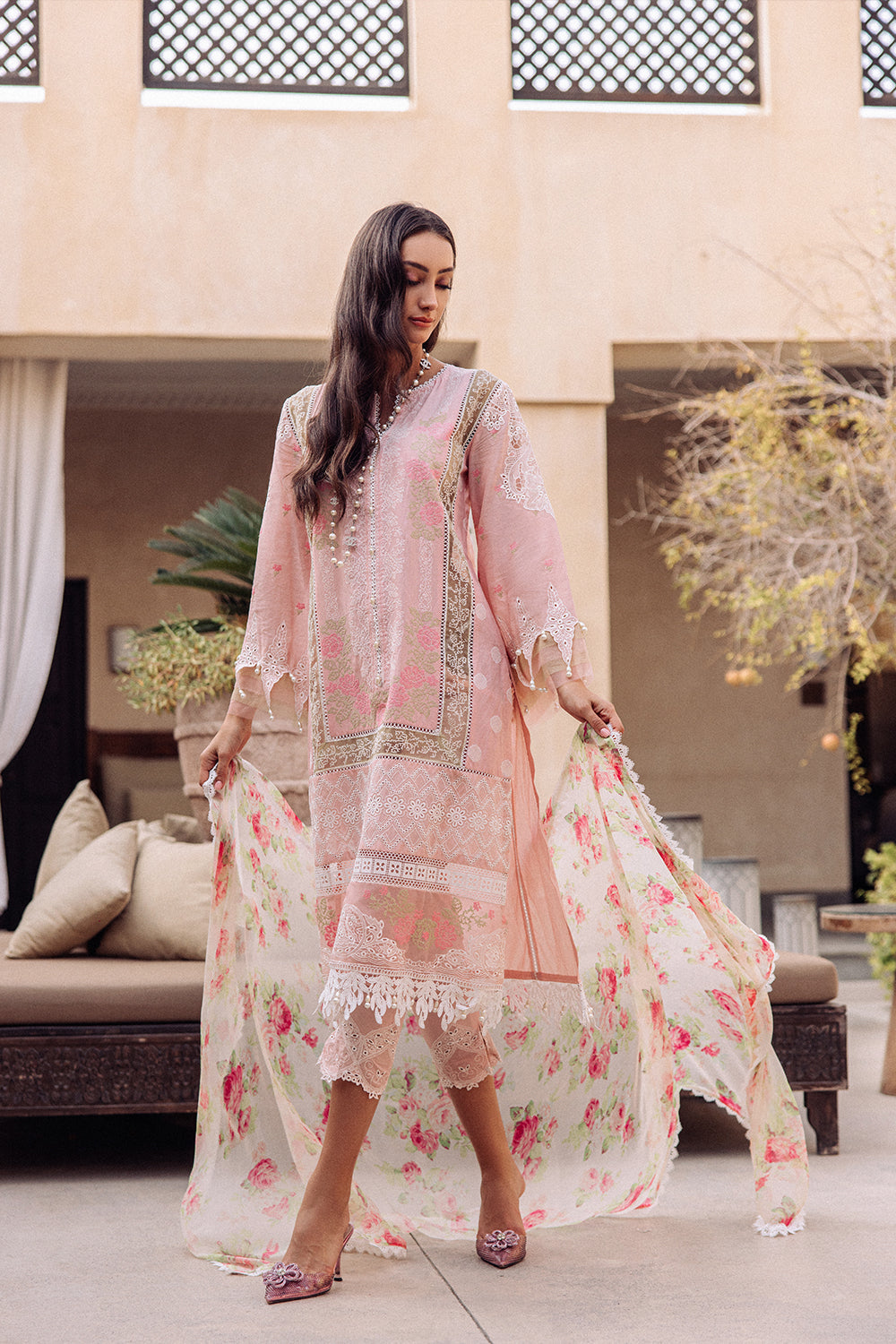 SAIRA RIZWAN-DELILAH SR-02-LUXURY LAWN COLLECTION'23 - Riwayat-e-khas