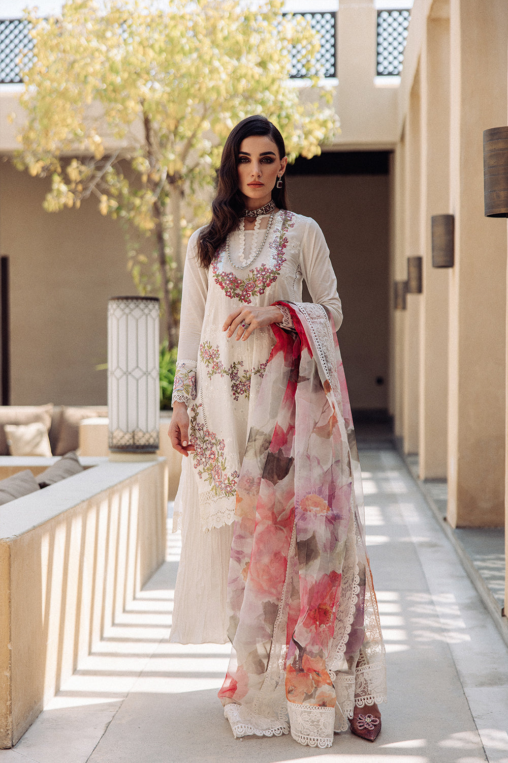 SAIRA RIZWAN-LILY SR-06-LUXURY LAWN COLLECTION'23 - Riwayat-e-khas