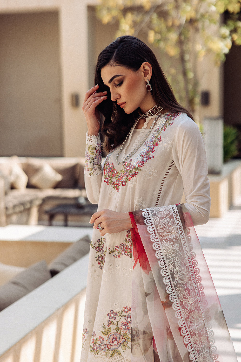 SAIRA RIZWAN-LILY SR-06-LUXURY LAWN COLLECTION'23 - Riwayat-e-khas