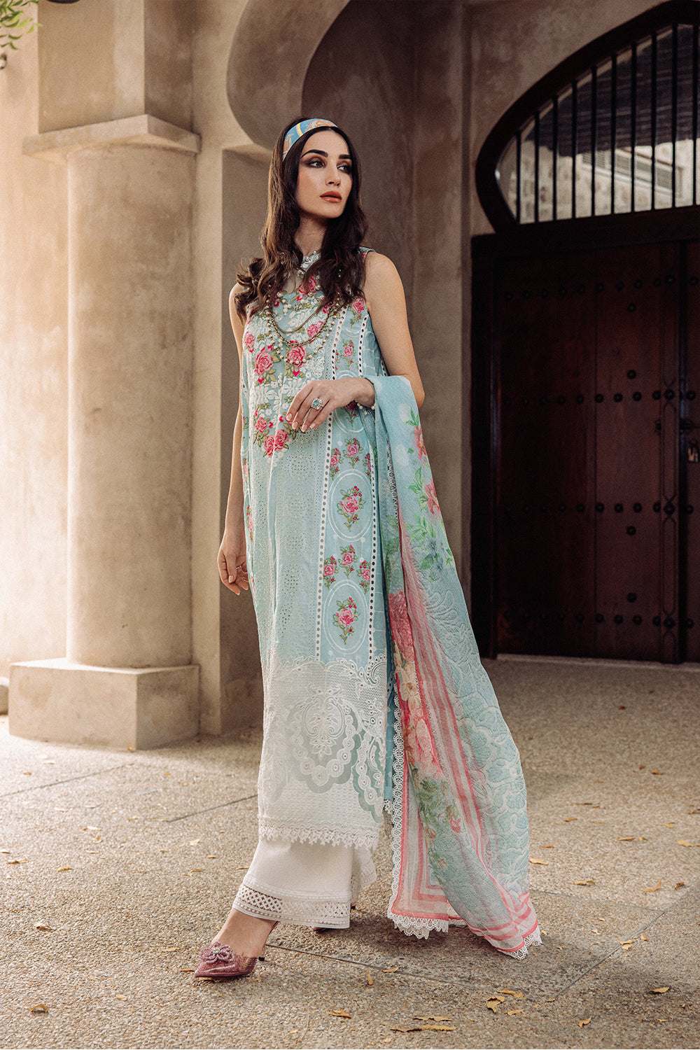 SAIRA RIZWAN-DAPHNE SR-01-LUXURY LAWN COLLECTION'23 - Riwayat-e-khas