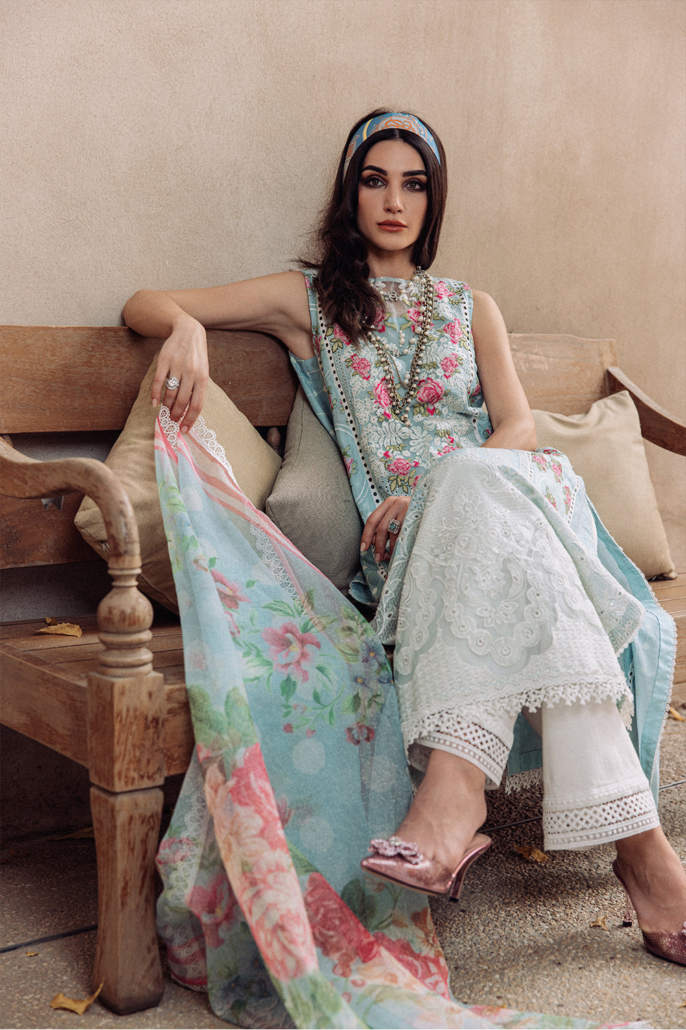 SAIRA RIZWAN-DAPHNE SR-01-LUXURY LAWN COLLECTION'23 - Riwayat-e-khas