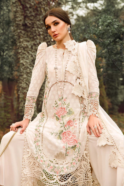 MARIA B EMBROIDED LAWN D-2302-A - Riwayat-e-khas