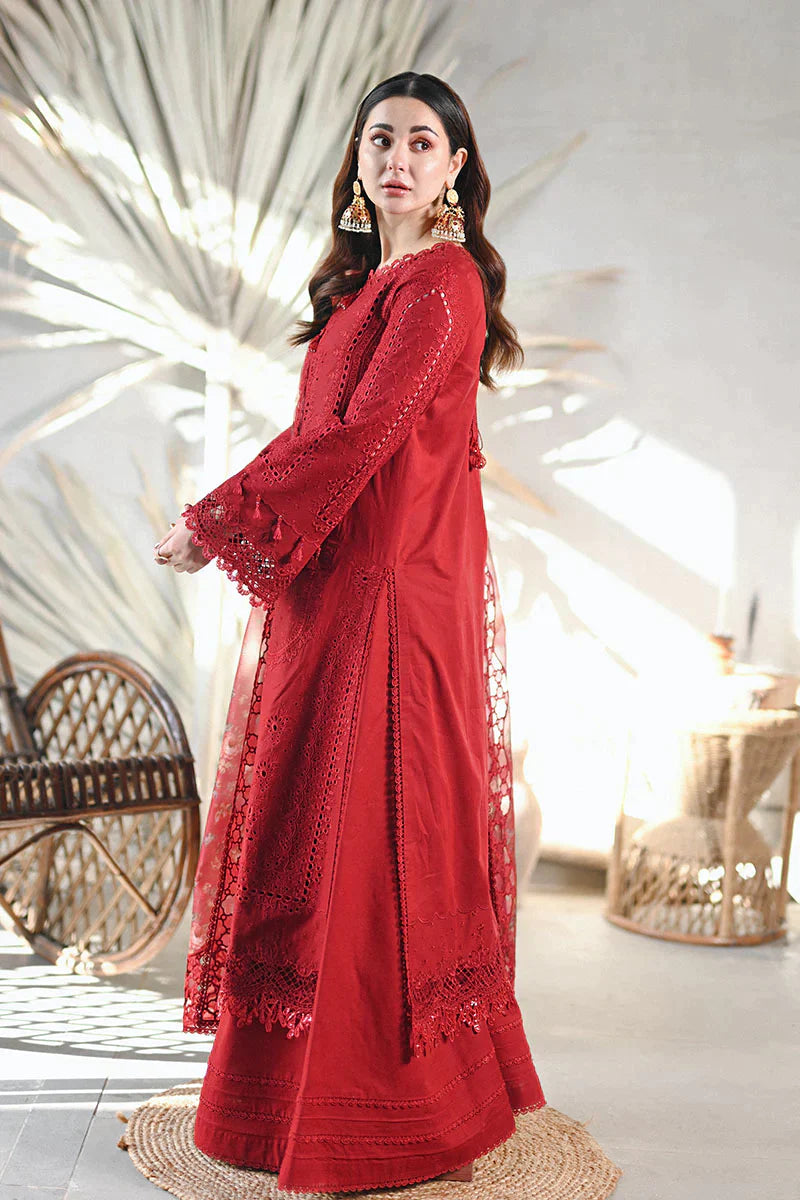 Qalamkar - SAAHIL LUXURY LAWN’23 - SP-13 ROMI - TC-326 - Riwayat-e-khas