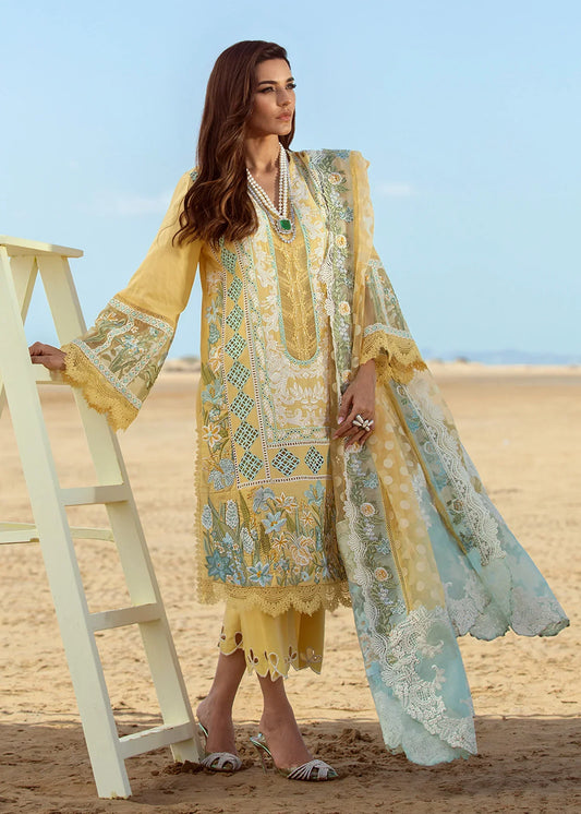 CRIMSON Luxury Lawn -Serendipity – 5A – Amber - Riwayat-e-khas