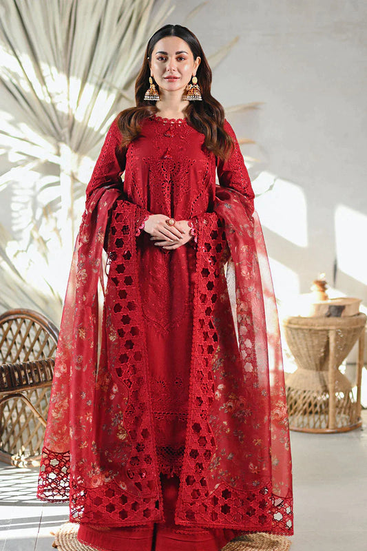 Qalamkar - SAAHIL LUXURY LAWN’23 - SP-13 ROMI - TC-326 - Riwayat-e-khas