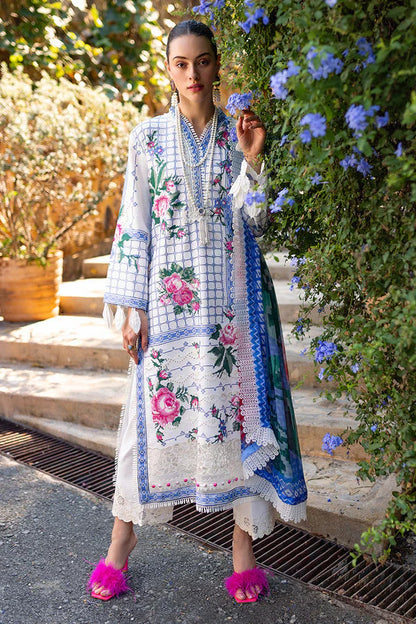 Mushq Te Amo Embroidered Lawn 3Pc Suit MSL-2407 Bella Belleza