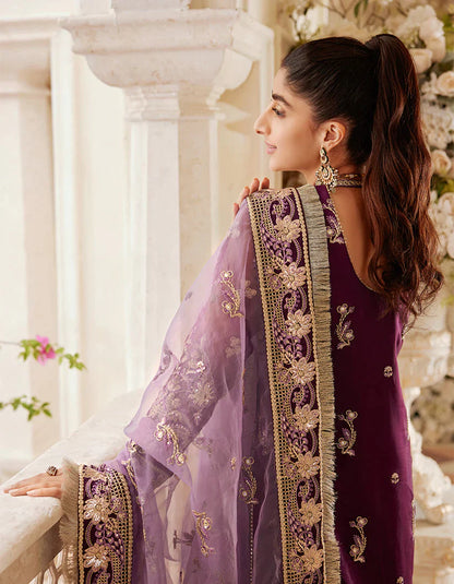 SIFA Sajli Festive Formal Embroidered 3Pc Suit S04 - INARA - Riwayat-e-khas