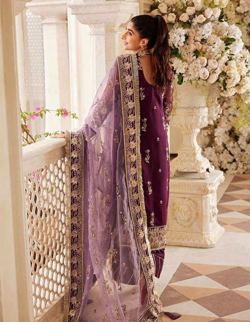 SIFA Sajli Festive Formal Embroidered 3Pc Suit S04 - INARA - Riwayat-e-khas