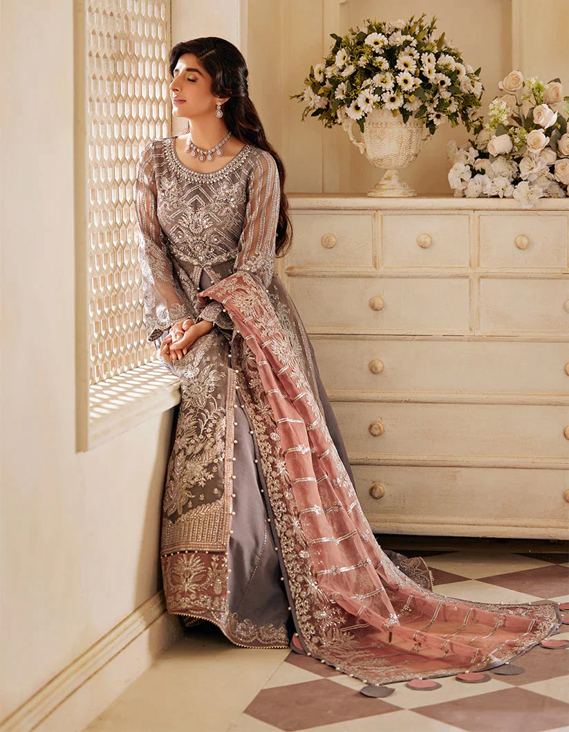 SIFA Sajli Festive Formal Embroidered 3Pc Suit S06 - MERAKI - Riwayat-e-khas