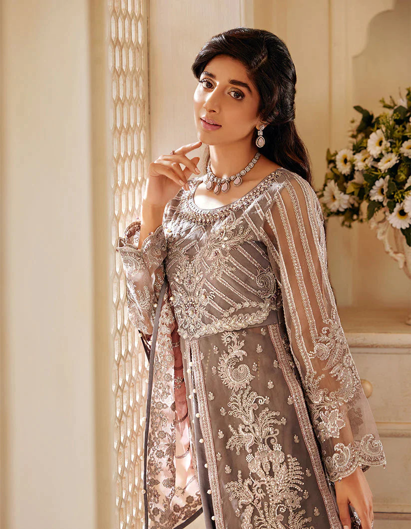 SIFA Sajli Festive Formal Embroidered 3Pc Suit S06 - MERAKI - Riwayat-e-khas