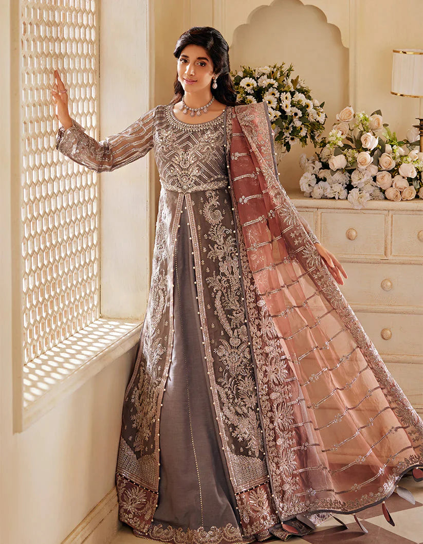 SIFA Sajli Festive Formal Embroidered 3Pc Suit S06 - MERAKI - Riwayat-e-khas