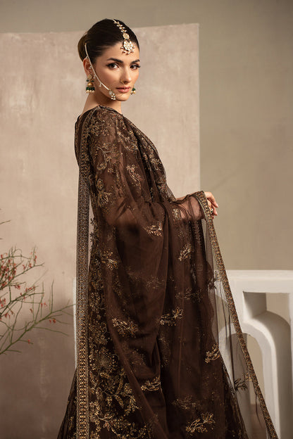 Naqsh by Zarif Unstitched Festive Formal 3 Piece Suit ZRN-01 SIYAH - Riwayat-e-khas