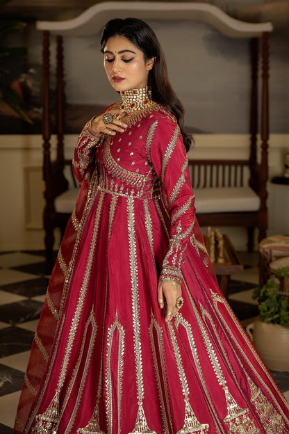 Jahaa'n Ara by Serene Embroidered Raw Silk Suit SRS-06 - Riwayat-e-khas