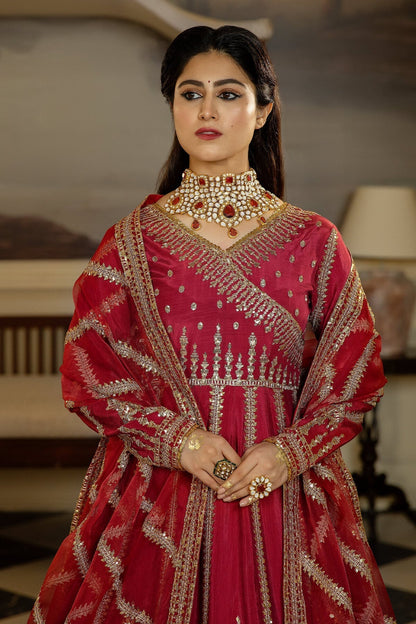 Jahaa'n Ara by Serene Embroidered Raw Silk Suit SRS-06 - Riwayat-e-khas