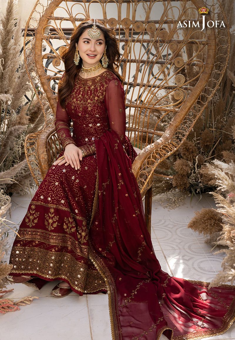 ASIM JOFA LUXUR PRET AJHJ-29 STITCHED - Riwayat-e-khas