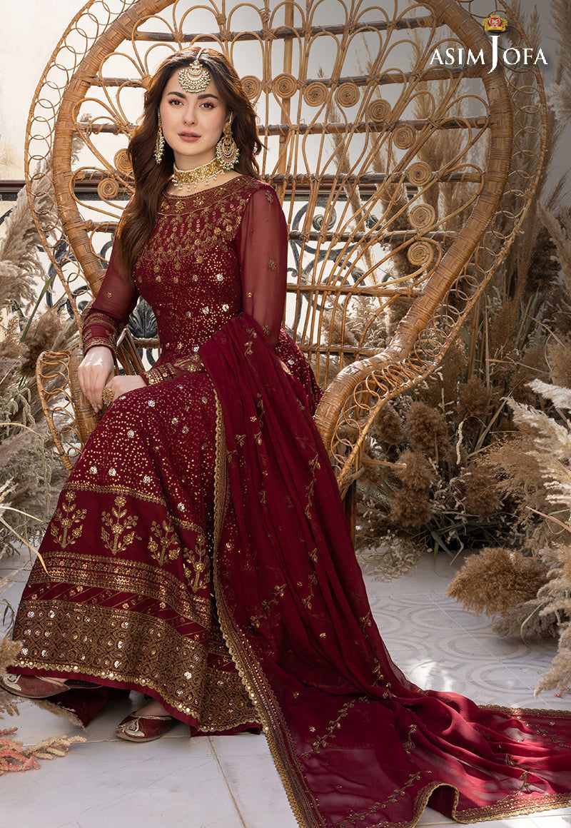 ASIM JOFA LUXUR PRET AJHJ-29 STITCHED - Riwayat-e-khas