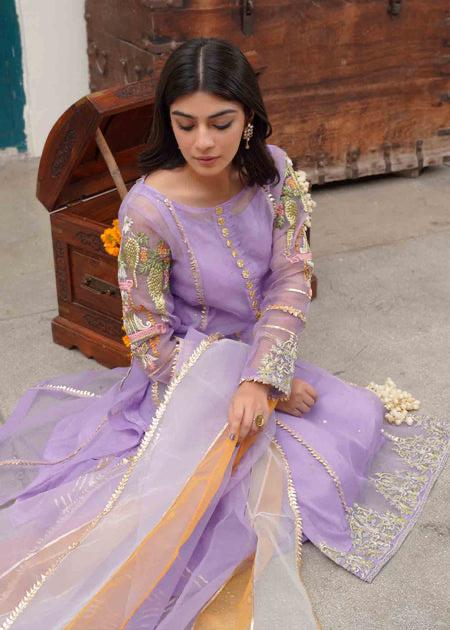 Lotus Outfit - lilac - Riwayat-e-khas