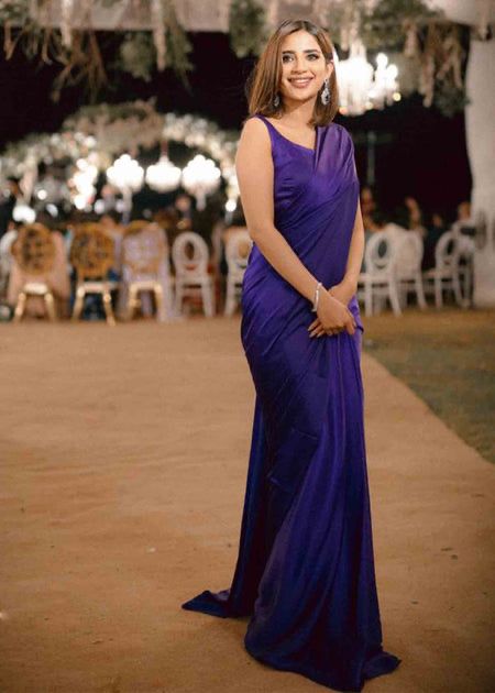 Purple Ombre Sarees - Riwayat-e-khas