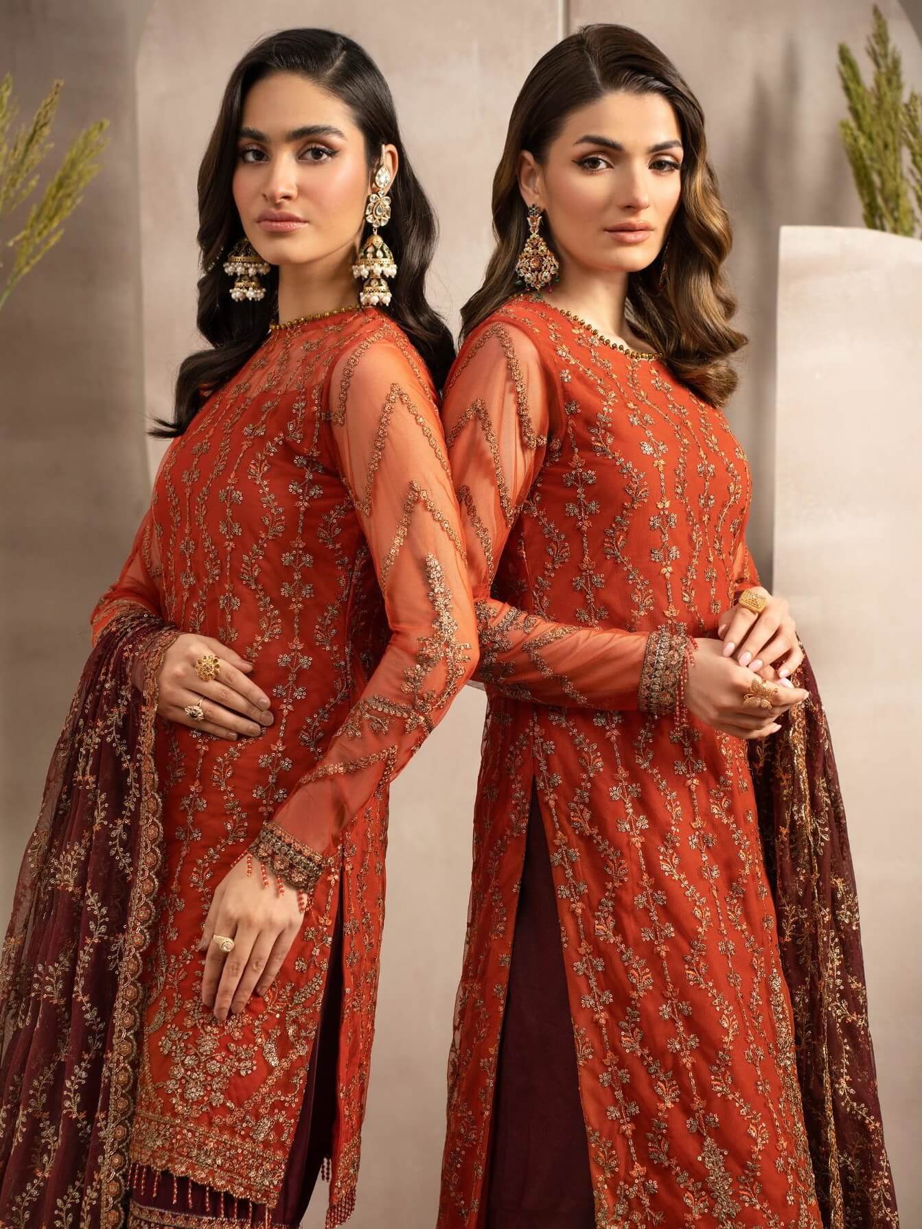 Naqsh by Zarif Unstitched Festive Formal 3 Piece Suit ZRN-02 AMARAH - Riwayat-e-khas